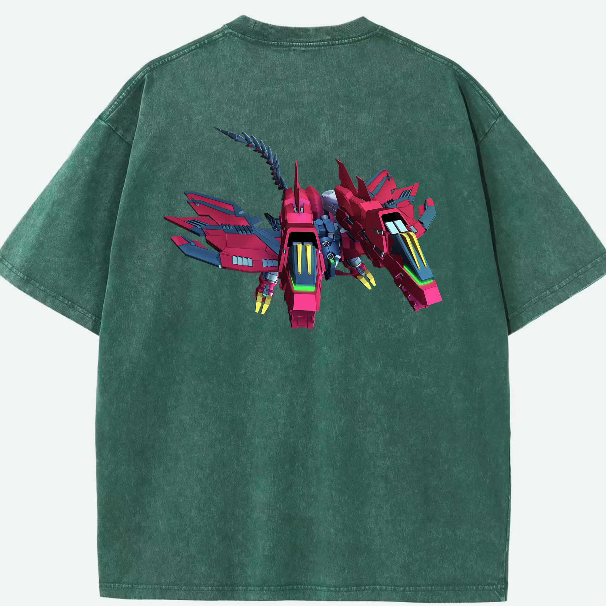 （画像用） 機動戦士ガンダム Mobile Suit Gundam 綿100% ヴィンテージ風 半袖Tシャツ（背面プリント）